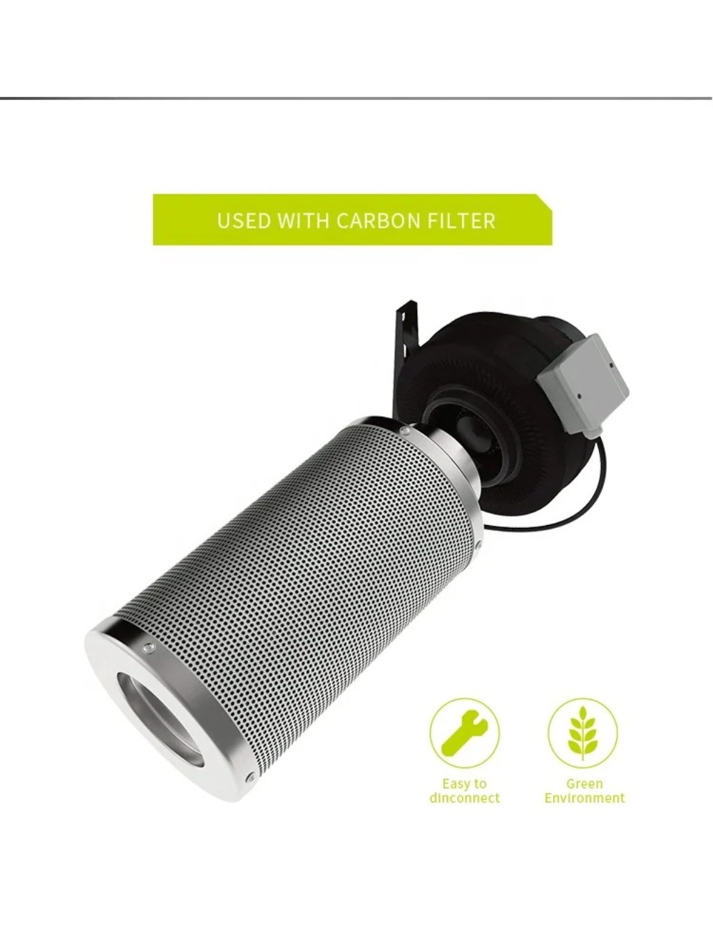 Carbon Filter Inline - مرشحات كربون مروحة مدمجة على شكل