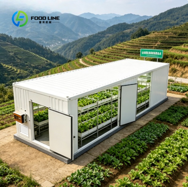 Urban Farming Indoor - نظام زراعة ذكي آلي للحاويات المعيارية