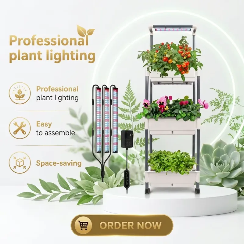 Urban Farming Indoor - مجموعة زراعة داخلية ذكية احترافية مع