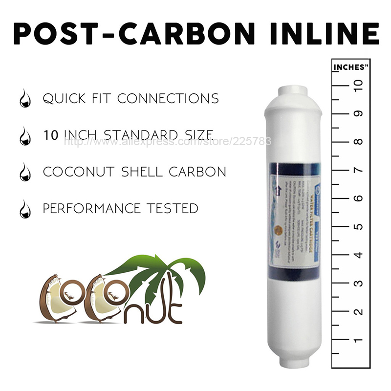10 بوصة T33 منقي مياه مضمنة جو - مراجعة Carbon Filter Inline وسعره