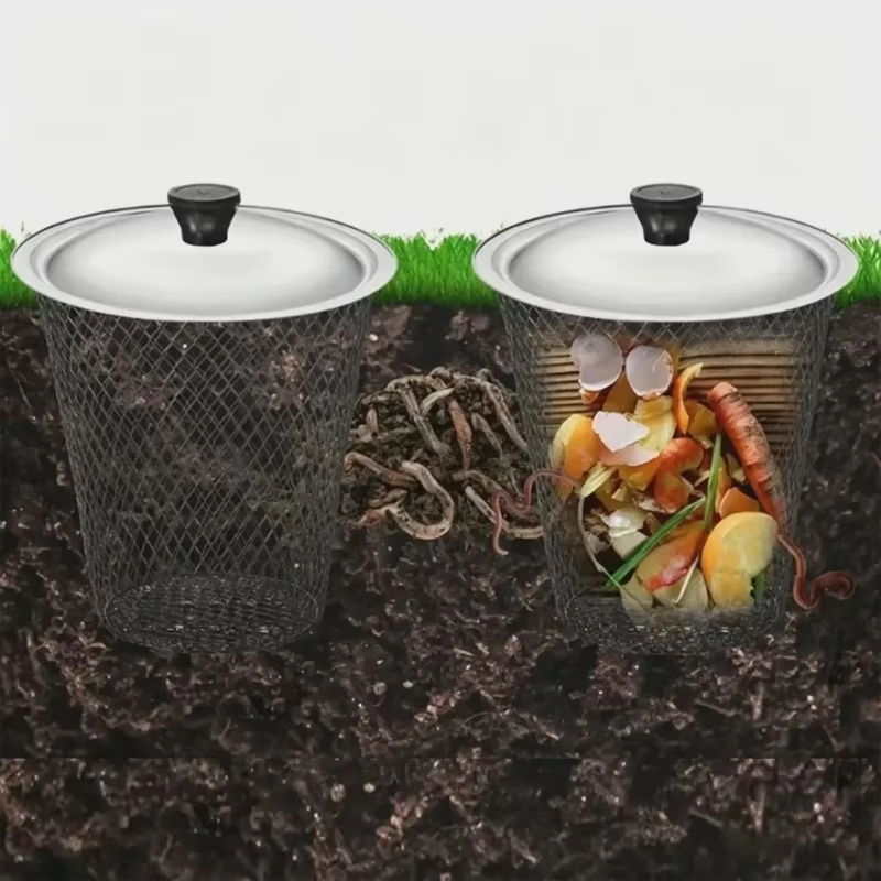 1/2 قطعة مهوية سماد دودية معدن - مراجعة Urban Farming Garden وسعره