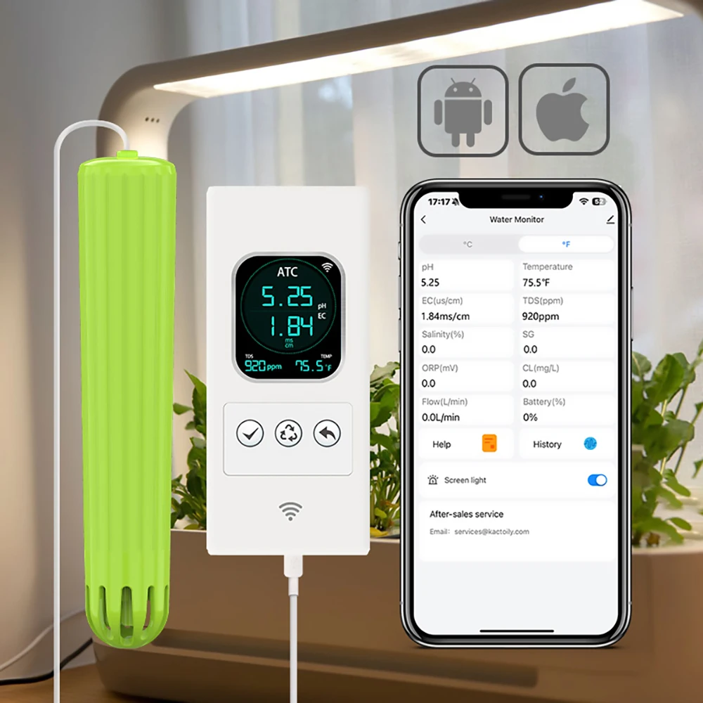 Kactoily 4-in-1 WiFi Sensor Ur - مراجعة Urban Farming Garden وسعره