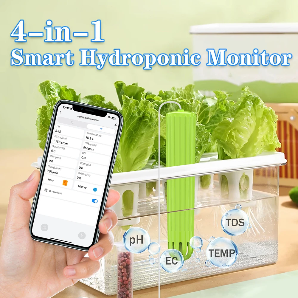 Kactoily 4-in-1 WiFi Sensor Ur - مراجعة Urban Farming Garden وسعره