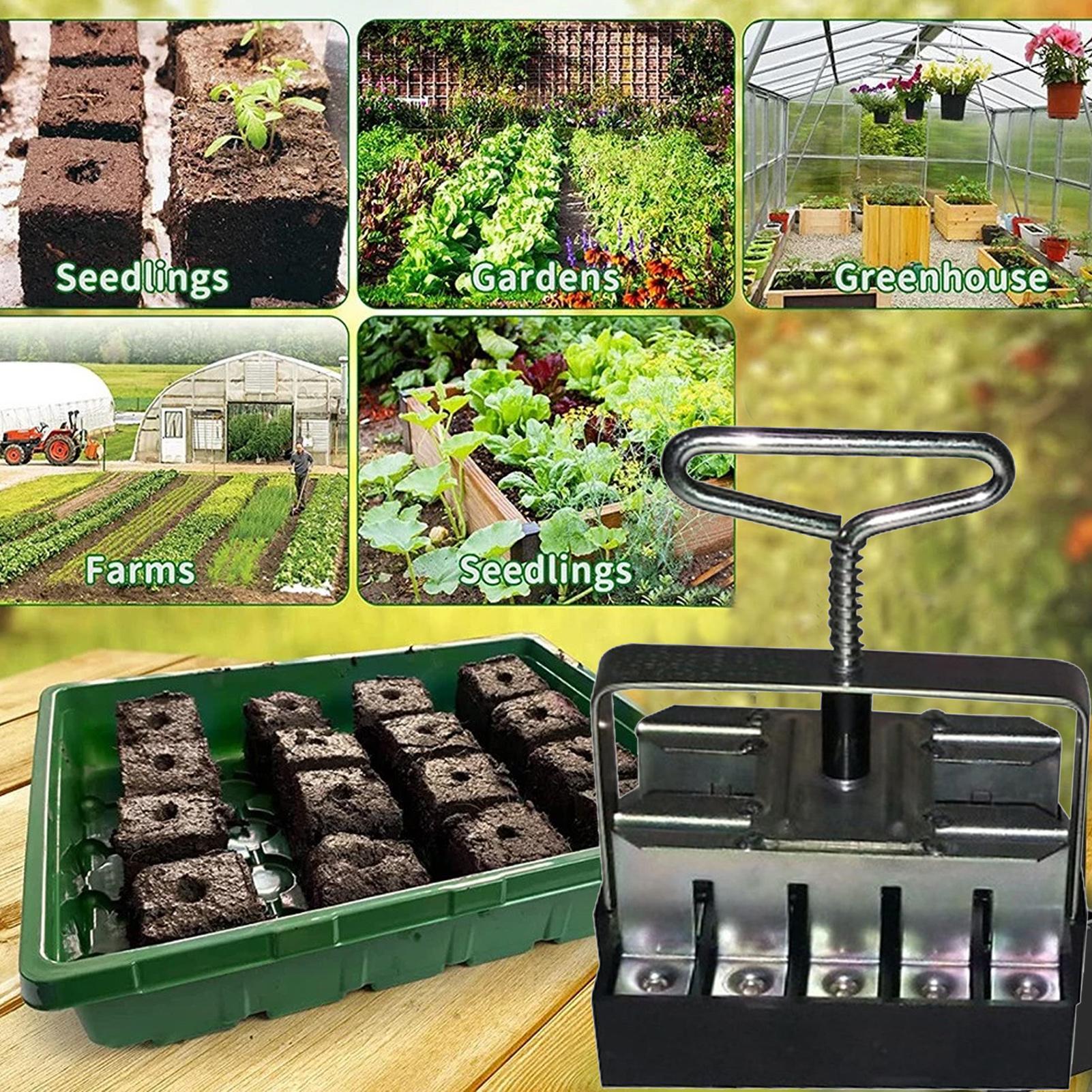 أداة تشكيل كتل التربة بمقبض مر - مراجعة Urban Farming Garden وسعره