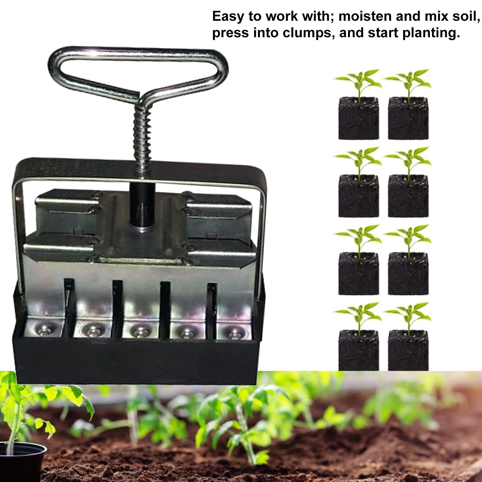 أداة تشكيل كتل التربة بمقبض مر - مراجعة Urban Farming Garden وسعره