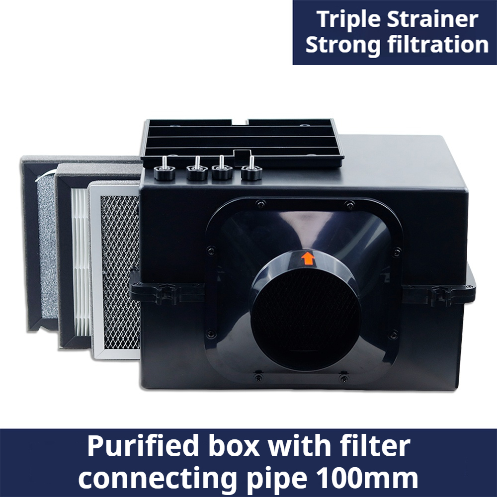صندوق فلتر هواء نقي مع فلتر أو - مراجعة Carbon Filter Inline وسعره